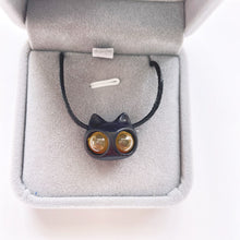 Load image into Gallery viewer, Handmade Cute Wood Cat Pendant Necklace - airlando
