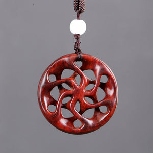 Handmade Rosewood Hollowed Pendant - airlando