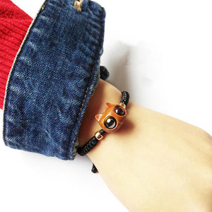 Handmade Wood Cat Bracelet - airlando