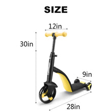 Charger l&#39;image dans la galerie, 3 in 1 Kick Scooter for Kids - airlando
