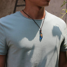 Load image into Gallery viewer, Ocean Heart Resin Pendant Necklace - airlando
