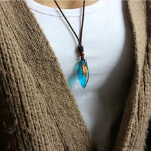 Load image into Gallery viewer, Ocean Heart Resin Pendant Necklace - airlando
