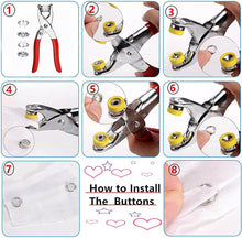 Load image into Gallery viewer, Snap Fastener Plier with Metal Snap Button - airlando
