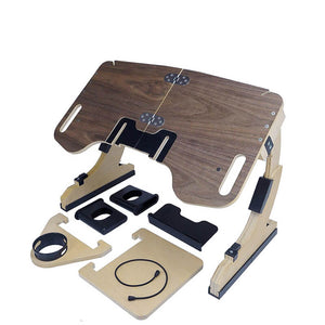 Wood Adjustable Folding Computer Desk - airlando