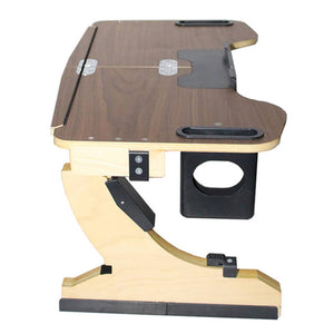 Wood Adjustable Folding Computer Desk - airlando