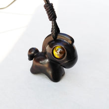 Load image into Gallery viewer, Wood Horse Pendant Necklace - airlando
