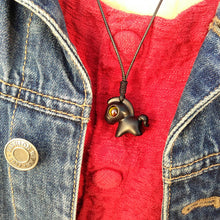 Load image into Gallery viewer, Wood Horse Pendant Necklace - airlando
