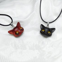 Lade das Bild in den Galerie-Viewer, Handmade Cute Wood Fox Pendant Necklace - airlando
