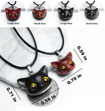 Load image into Gallery viewer, Handmade Cute Wood Fox Pendant Necklace - airlando
